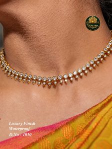 Premium gold plated ad attikai necklace