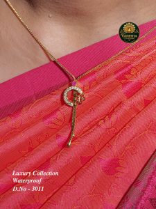 Premium gold plated round leaf chain - 18 inches